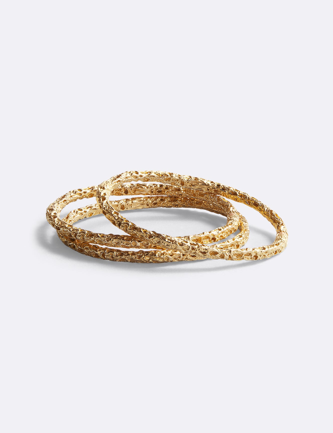 Set di 3 bracciali Bangle Chains & Ropes in bronzo, DILETTA