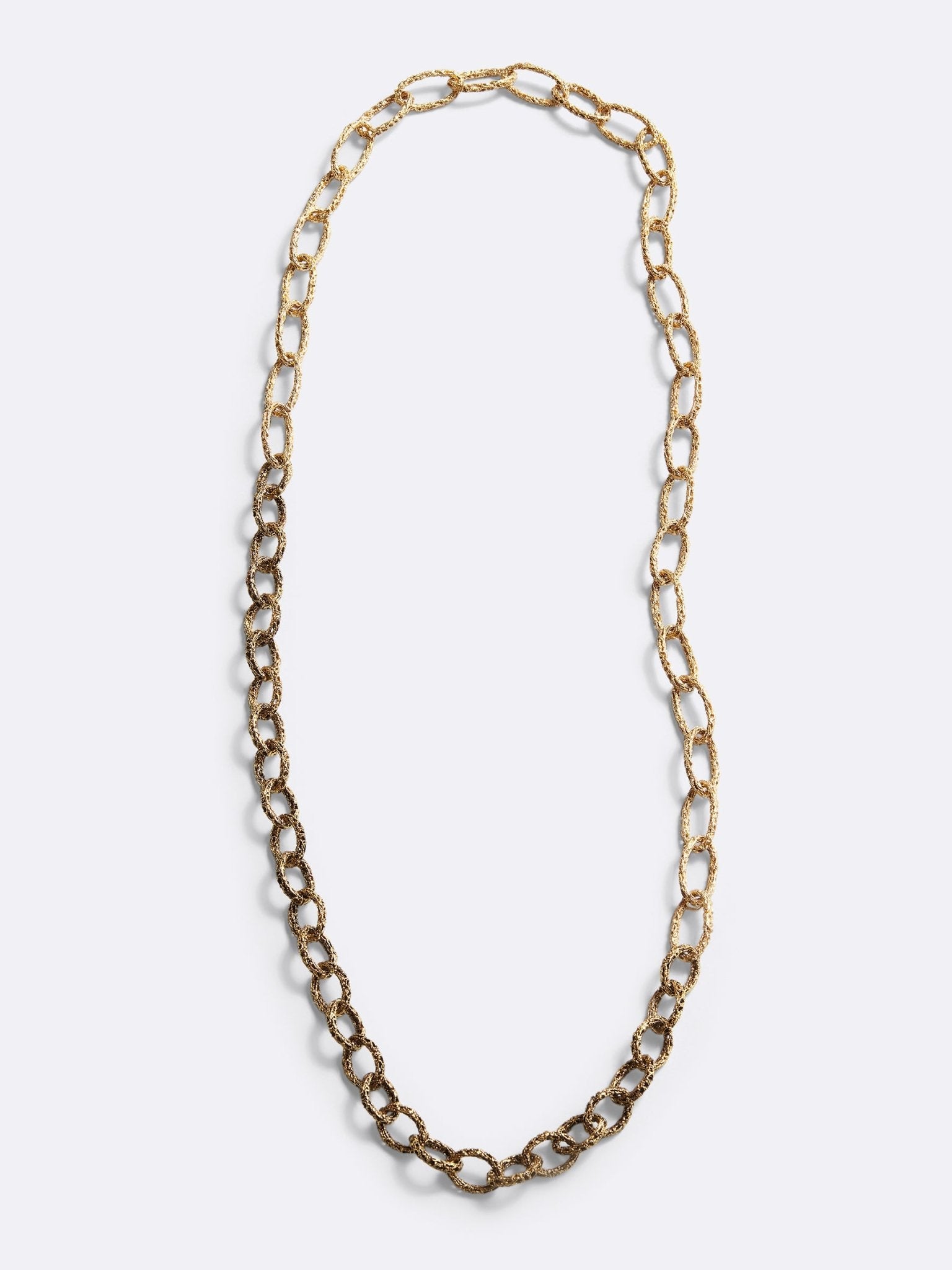 Collana a catena Duo Chains & Ropes in bronzo e oro nero, DILETTA